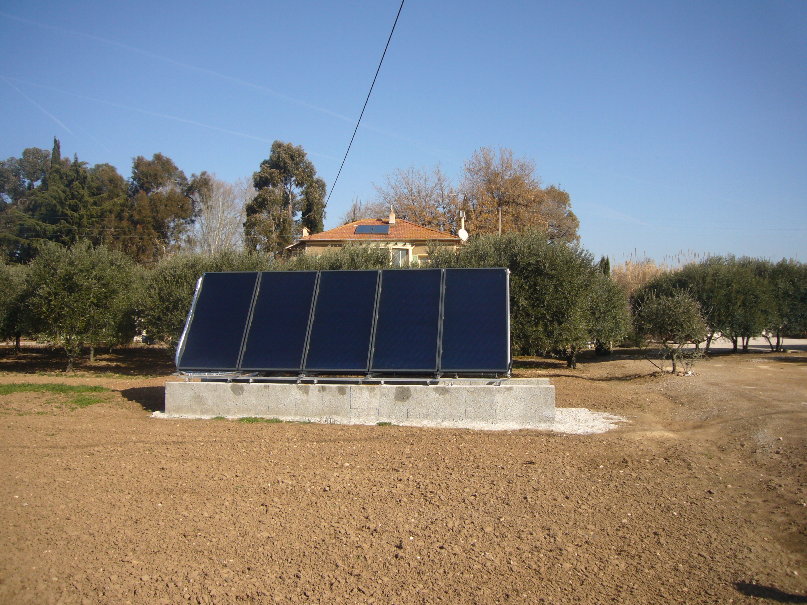 Installation solaire thermique à Hyères pour le chauffage